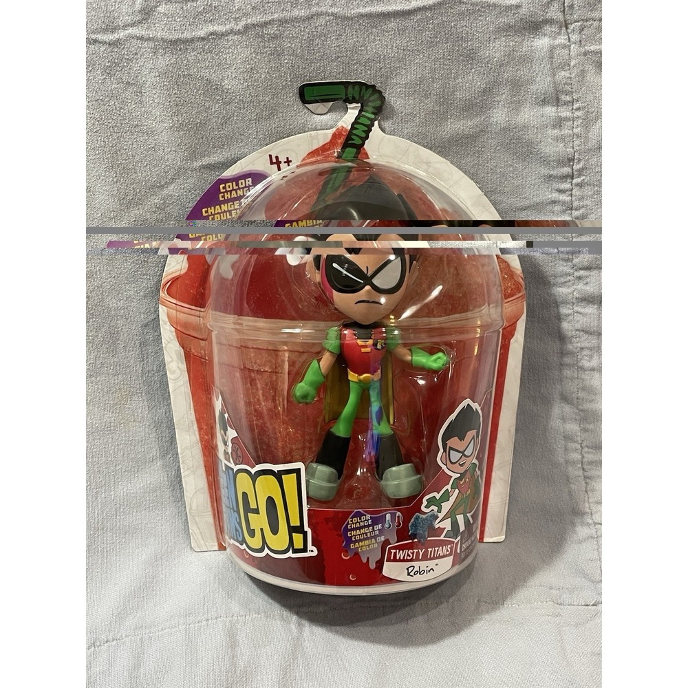 NEW DC Comics Teen Titans Go! Twisty Titan Robin Flexible Action Figure 4.5"